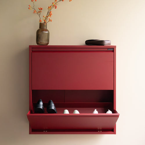 Spinder Design schoenenkast Billy 2 - Burgundy - 12 paar schoenen