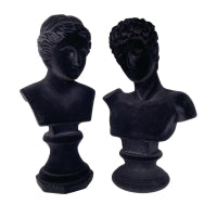 FurniLux Decoratie item Adam zwart - 16x10x25 cm