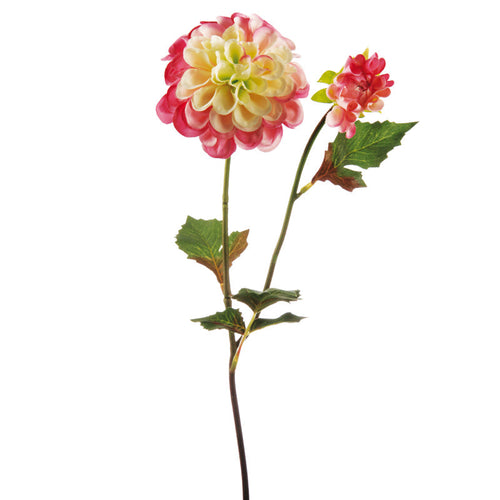 Sia Deco Kunstmatige Dahlia Stengel - Roze - H50 - vtwonen shop