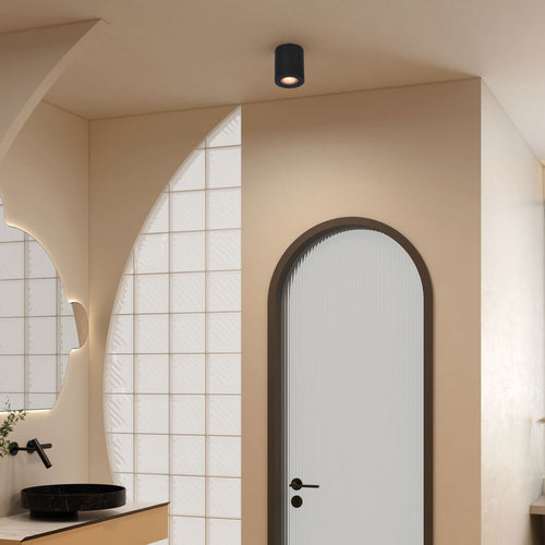 Artdelight Plafondlamp Redondo IP54 - Zwart