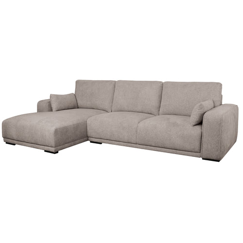 Furnhouse chaise longue bank links California - Beige - Stof - 105x305x85