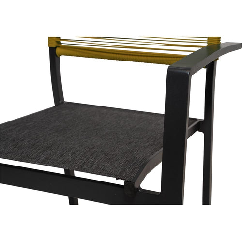 Lesli Living bistrostoel Vitolini - geel - 57x62x87cm