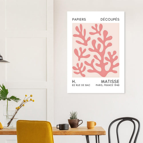 Artfulprints  Matisse – Coral shadows taupe   poster 70x100 cm - vtwonen shop