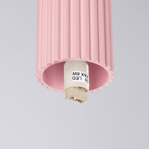 Sollux Lighting Plafondlamp HALO roze IP44 - 12x12x21cm
