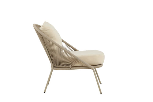 Rebellenclub Loungestoel Cannella - Set van 2 - Beige - vtwonen shop