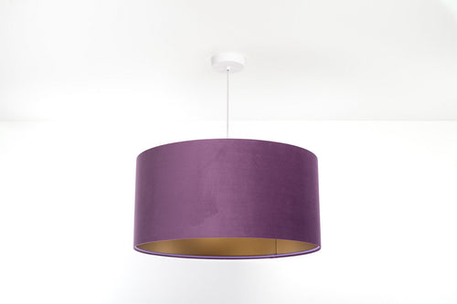 bpskoncept hanglamp Melora - velours & paars - Ø40 cm