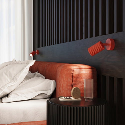 Sollux Lighting Plafondlamp KARBON 1 rood - 7x7x18cm