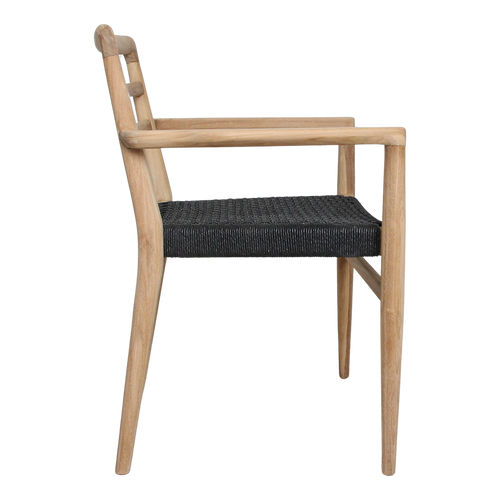 Raw Materials tuinstoel met armleuning Verano - Zwart - vtwonen shop