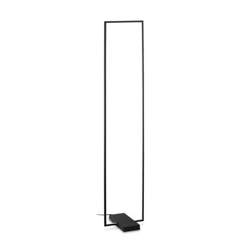 Ideal Lux FRAME LED geïntegreerde vloerlamp zwart 3000Lm 3000K