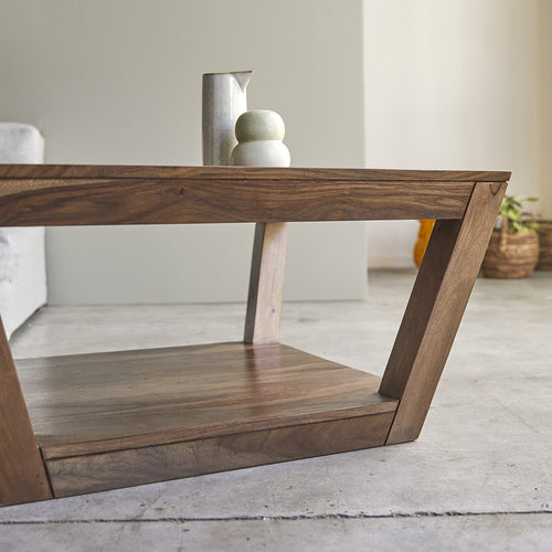 Tikamoon Villa - Massief palissander salontafel - Bruin - vtwonen shop