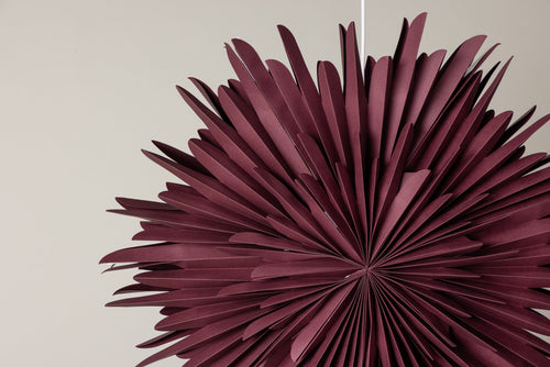 Rebellenclub Hanglamp Osaga - Donkerrood