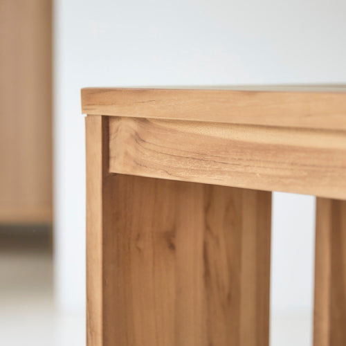 Tikamoon Kinderbureau van massief teak - Naturel