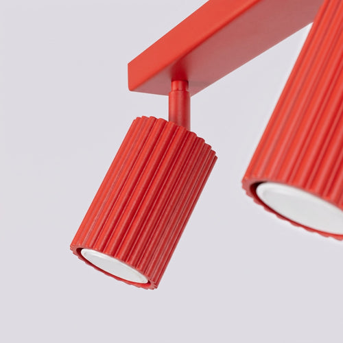 Sollux Lighting Plafondlamp KARBON 2 rood - 30x6,5x16,5cm
