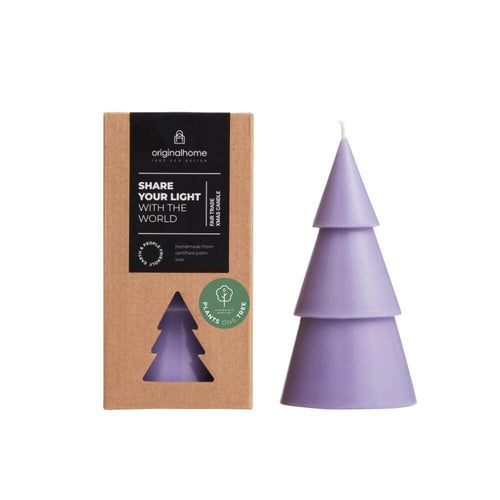 Originalhome dennenboom kaars - violet -  L
