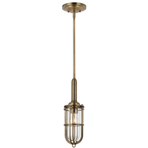 Urban Restoration Feiss 1 Hanglamp Donker Antiek Messing IP44