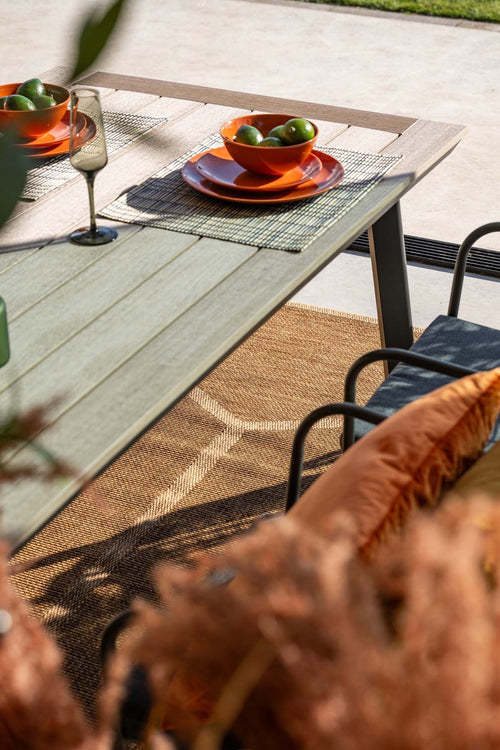 5-delige tuinset Dido tuinstoelen mosgroen - Vigo tafel