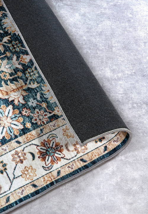 ELLE Decoration Imagination Shortpile Rug Saveh Blue Cream 120x160 cm