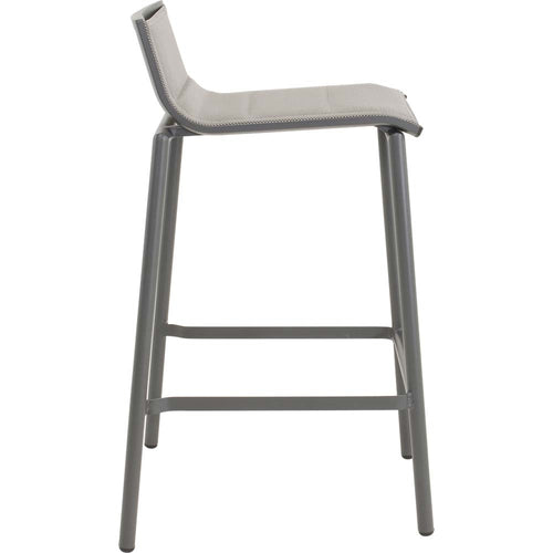 Lesli Living bistrostoel Milazzo - antraciet - 52x54x89cm - set van 4