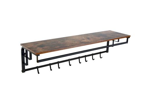 Furnilux Kapstok - XXXL Wandkapstok - 110x30x27 cm - vtwonen shop