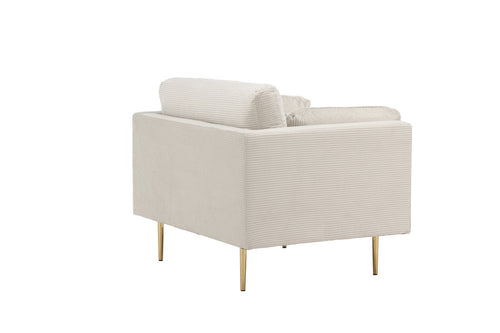 BRAM Fauteuil Renzo - Beige Ribstof - vtwonen shop
