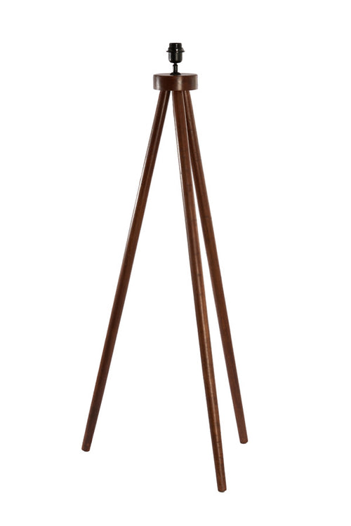 Light & Living vloerlamp  - bruin - 52x52x122 cm