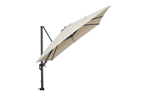 Hawaii parasol - 300x300 cm - carbon black - ecru - vtwonen shop