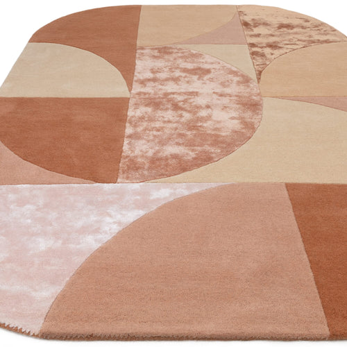 Vloerkleed MOMO Rugs Matrix Oval Earth 200x300 cm - vtwonen shop