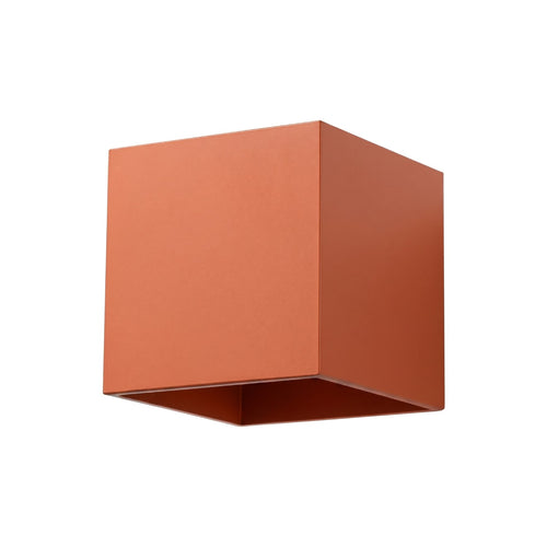 Sollux Lighting Wandlamp QUAD 1 rode oker - 10x12x10cm
