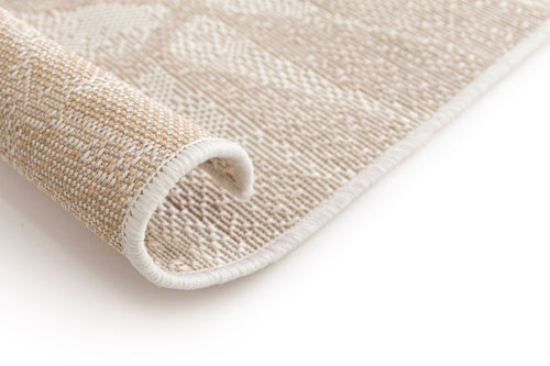 AFK Living vloerkleed Tulum - voor binnen en buiten - beige - 120 x 170 cm