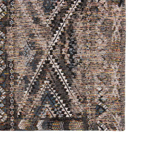 Louis De Poortere vloerkleed Black Rabat - grijs - 140x200cm - vtwonen shop