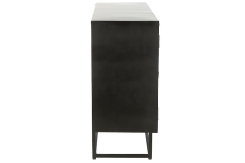 J-Line kast Shanil - hout/ijzer - zwart - vtwonen shop