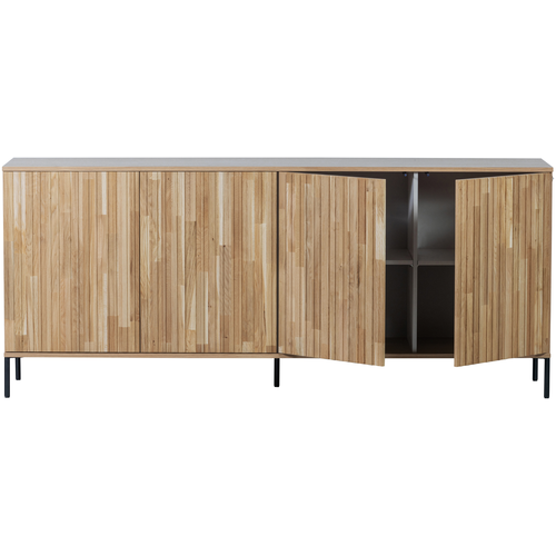 WOOOD dressoir New Gravure - Eiken - Naturel - 85x200x44 - vtwonen shop