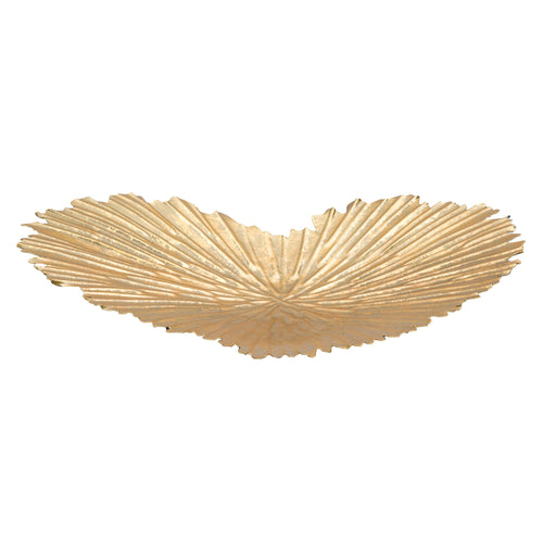 Gouden metalen hartvormige opbergdoos 29x5x25 cm