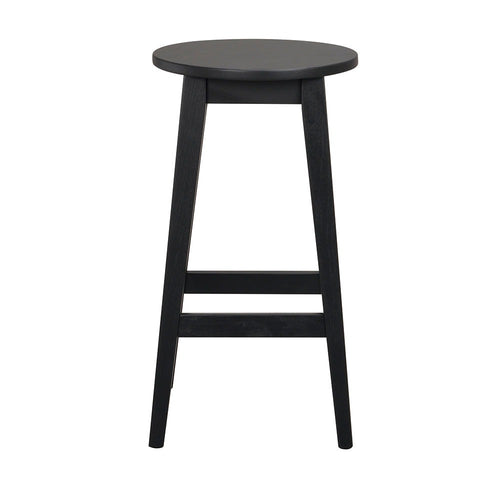 Rowico Home Austin houten barkruk zwart - 65 cm - Set van 2 - vtwonen shop