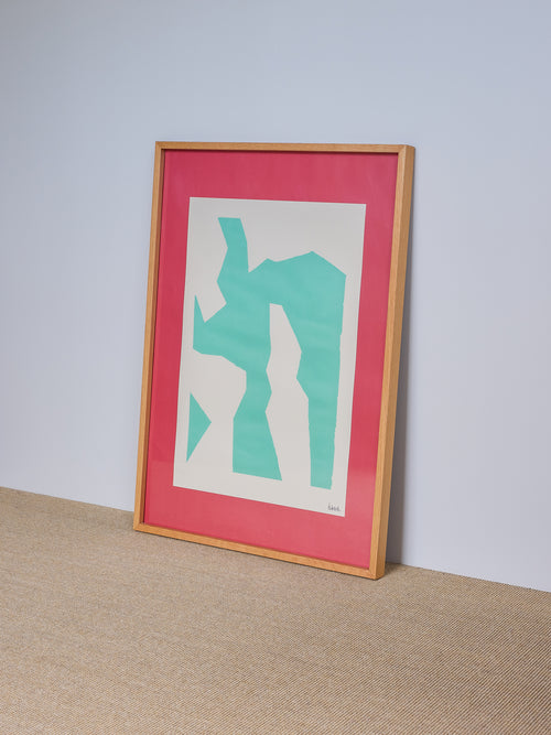 Hübsch lijst Focal - glas/mdf/eikenhout - 32x2xh44cm