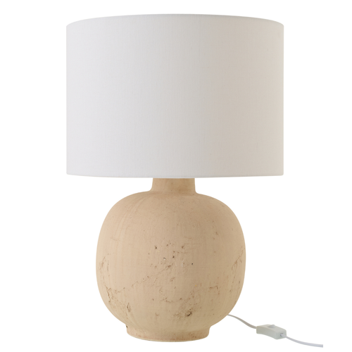 J-Line tafellamp Bal - keramiek - beige