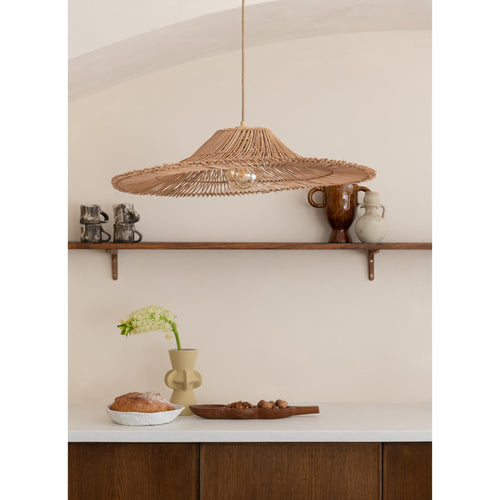 GOOD&MOJO hanglamp CANCUN - bruin - Ø70cm - vtwonen shop