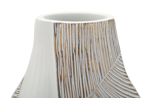 Mauro Ferretti vaas - 29,5x13,5x50 cm - wit