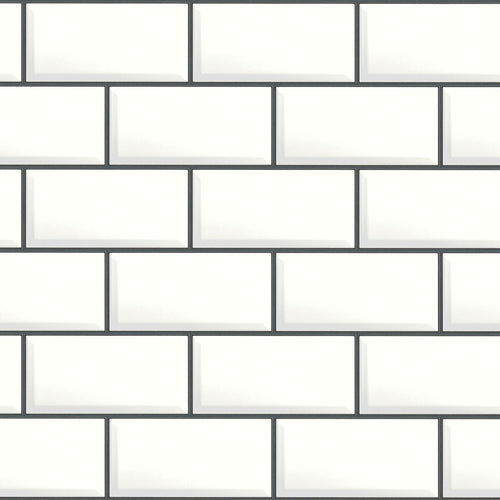 Livingwalls behang steen wit en zwart - 53 cm x 10.05 m - AS-383572 - vtwonen shop