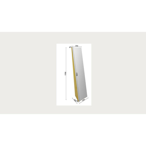 Kare Design Staande Spiegel Lolly mokka 170x37cm