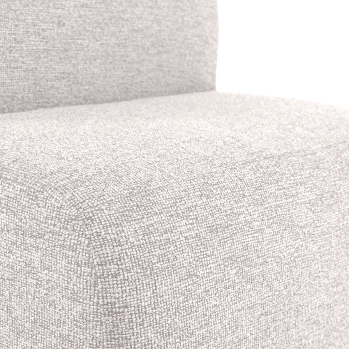 WOOOD 1-zits bank Mojo Base - Bouclé - Ecru Melange - 74x84x97