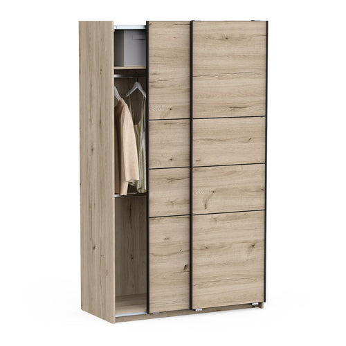 Calicosy - 2-deurs LINE - Licht hout 116,6x59,8x203 cm