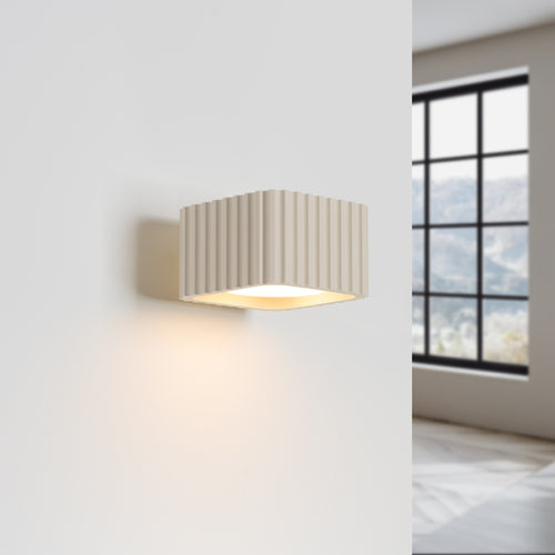 Sollux Lighting Wandlamp RIFF beige Gx53 - 10x12x6cm