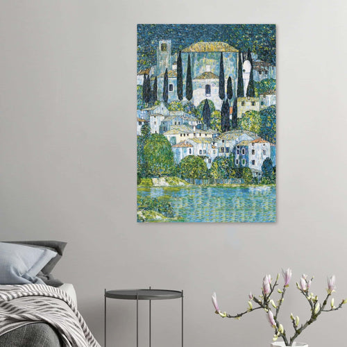 Artfulprints  Gustav Klimt - Church in Cassone   poster 30x40 cm
