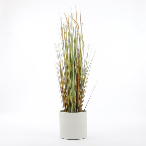 Mica Decorations Era Bloempot - H31 x Ø33 cm - Ruw - Lichtgrijs
