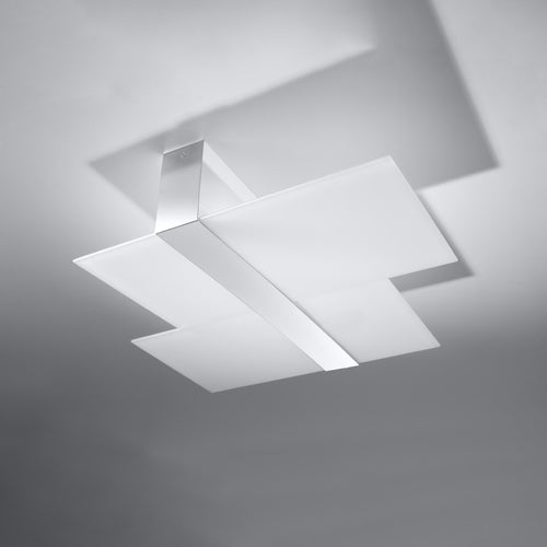 Sollux Lighting Plafondlamp MASSIMO chrom - 65x50x11cm