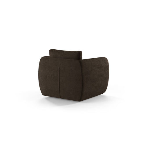 Cosmopolitan Design - Fauteuil Nimes boucle bruin - 87x95.5x80cm