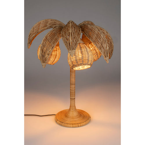 Dutchbone Palmtree Tafellamp Bruin