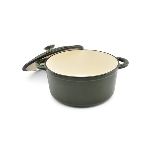 Salt & Pepper - Kookpot 26cm gietijzer groen Ferno - vtwonen shop