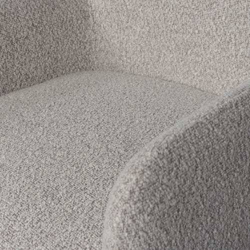 vtwonen eetkamerstoel met armleuning Elegance - Grijs - 83x54x57